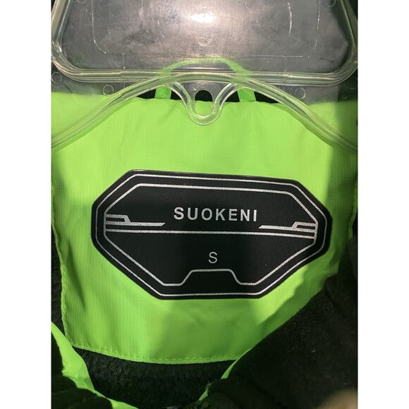 SUOKENI Women's Waterproof, reflectors green Ski Snowboarding women's Jacket (S) - Picture 9 of 10